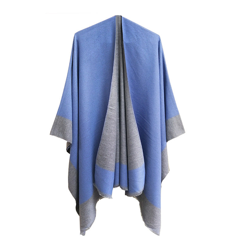 Fashion Traveling Shawls for Women-Scarves & Shawls-Blue-150x130cm-Free Shipping at meselling99