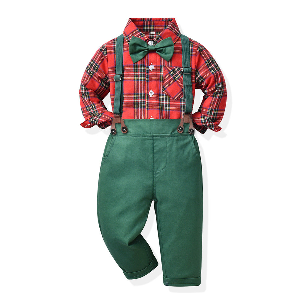 Boys' Christmas Suits-Suits-B-70CM-Free Shipping at meselling99