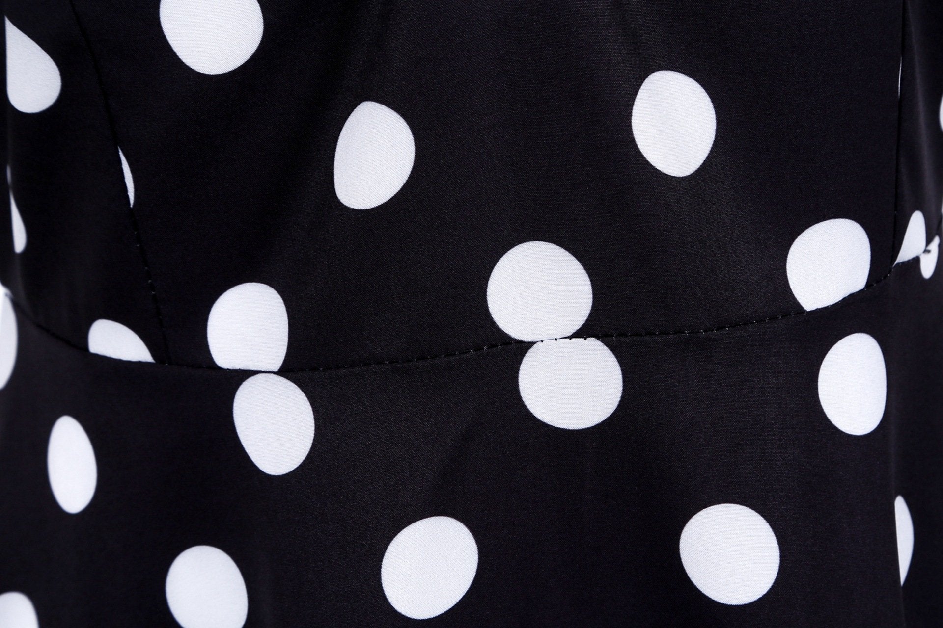 Retro Dot Print Short Sleeves Short Dresses-Vintage Dresses-Free Shipping at meselling99