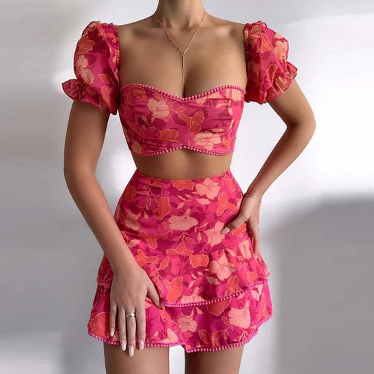Sexy Designed Two Pieces Women Dress Suits-Dresses-Free Shipping at meselling99