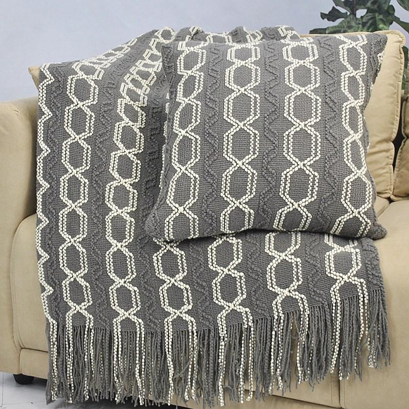 Multi-functional Bohemian Blanket-Light Gray-Blacket Only 127x172cm-Free Shipping at meselling99