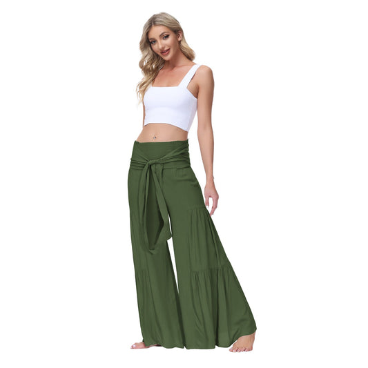 Casual Elastic Waist Loose Pants for Women-Pants-Free Shipping at meselling99