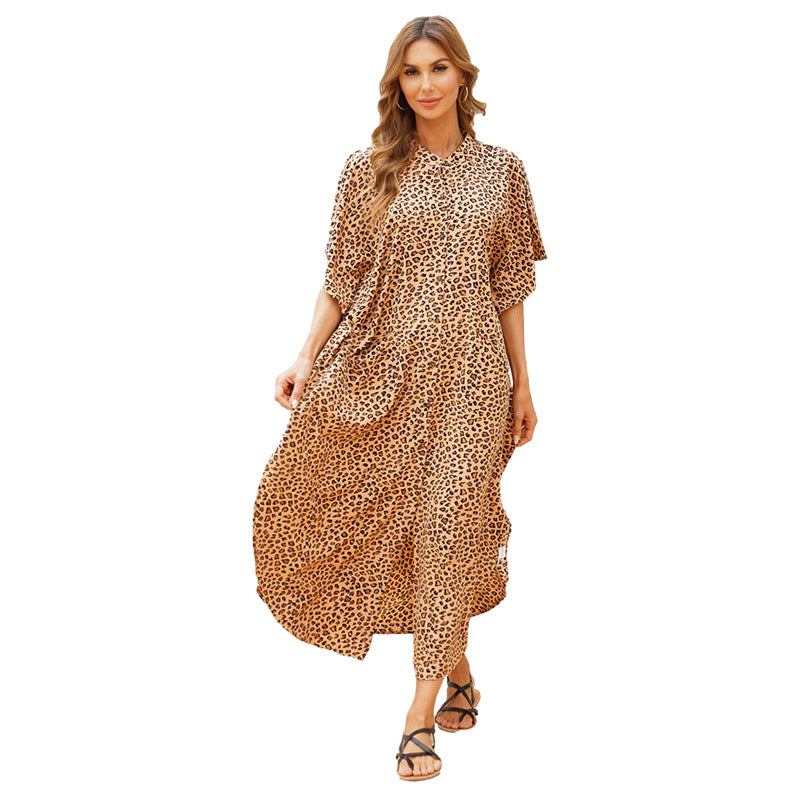 Women Summer Beach Loose Holiday Dresses-Maxi Dresses-15-One Size-Free Shipping at meselling99