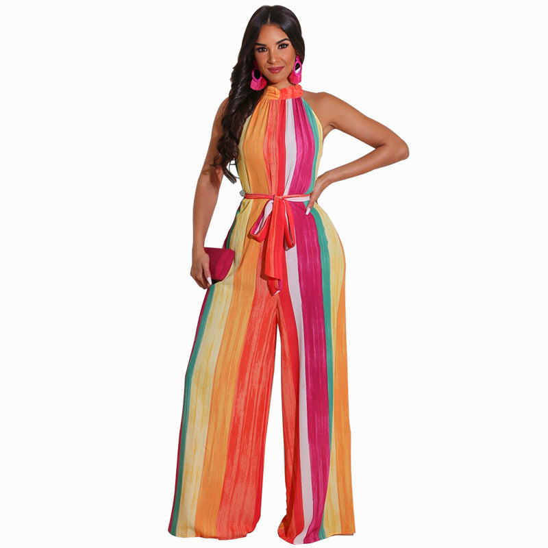 Summer Sleeveless Women Jumpsuits-Jumpsuits & Rompers-Free Shipping at meselling99