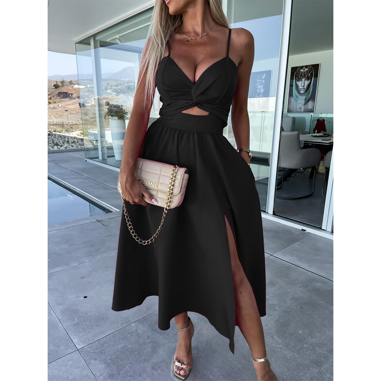 Sexy Summer Split Front Long Dresses-Dresses-Free Shipping at meselling99