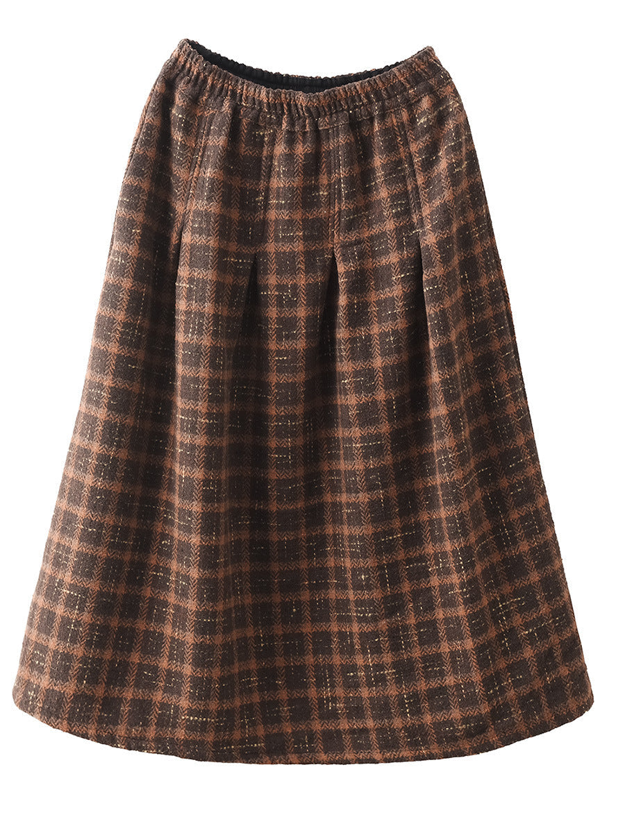 Vintage Thicken A Line Skirts-Skirts-Free Shipping at meselling99