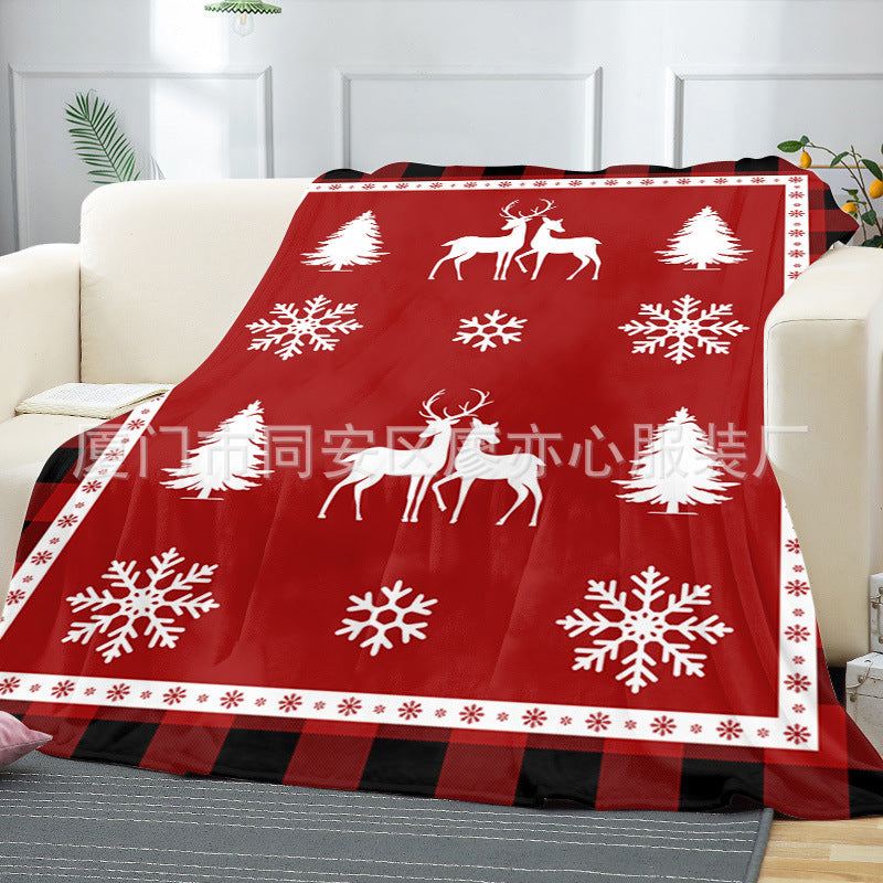 Merry Christmas Fleece Throw Blankets-Blankets-13-50*60 inches-Free Shipping at meselling99