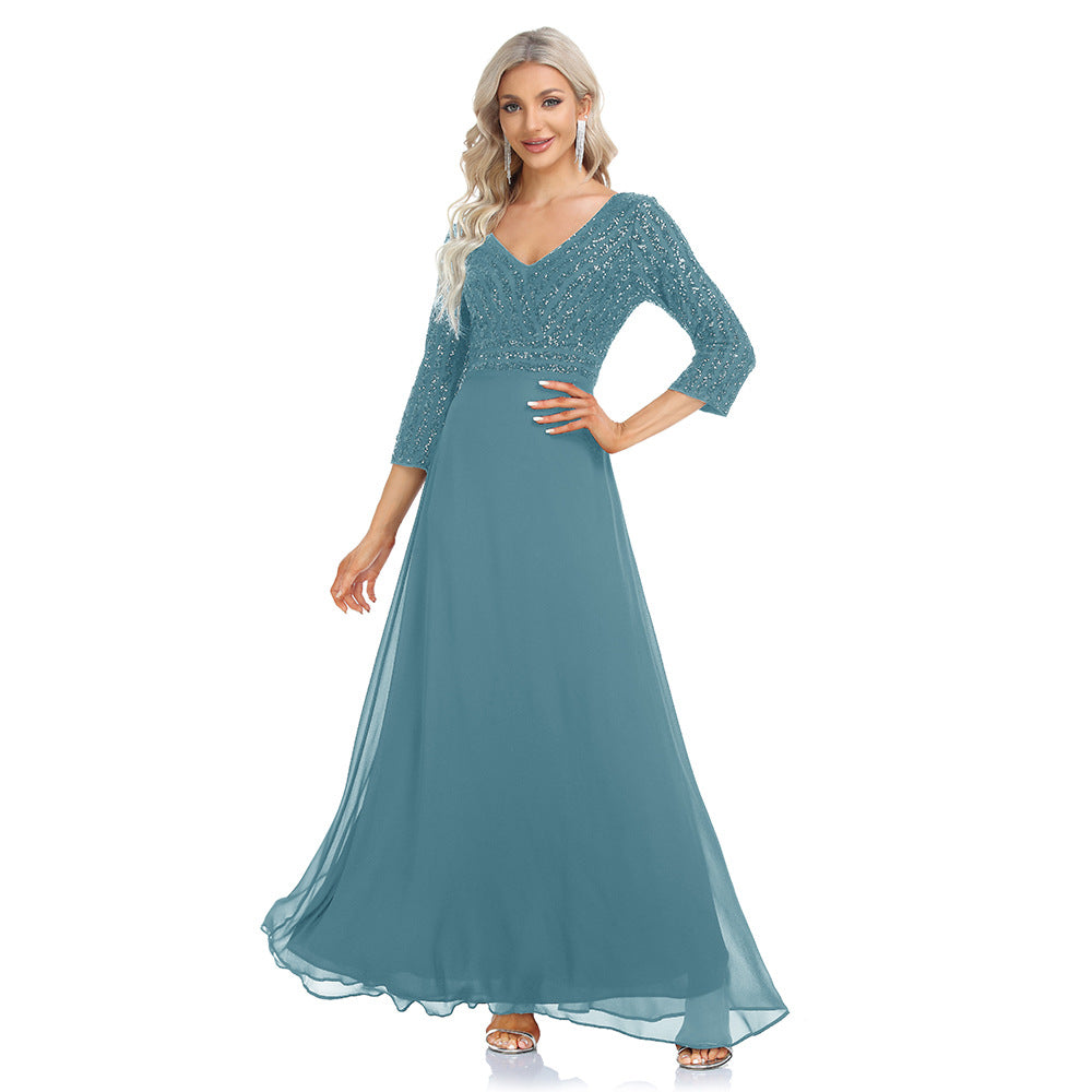 Elegant Chiffon A Line Evening Dresses/bridesmaid Dresses-Dresses-Free Shipping at meselling99