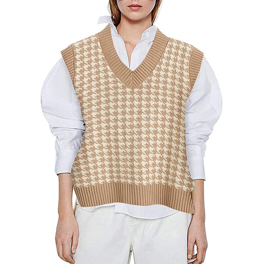 Fashion Sleeveless Women Knitting Vest-Shirts & Tops-Free Shipping at meselling99