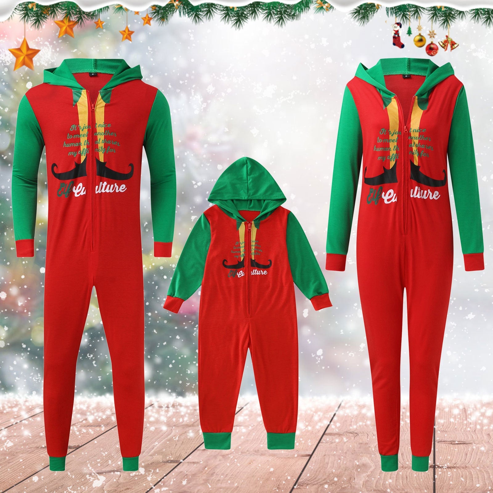 Fashion Adult and Kids Christmas Suits-Suits-Red-Miss-S-Free Shipping at meselling99