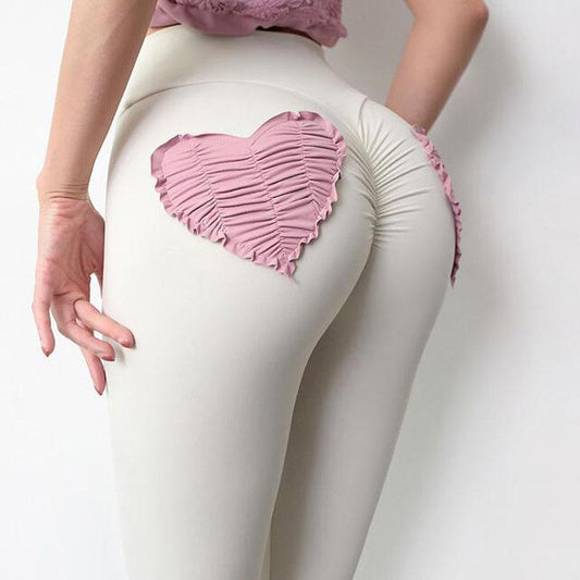 Sexy Sweetheart Design High Waist Yoga Leggings-Activewear-Free Shipping at meselling99