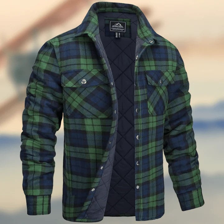 Casual Long Sleeves Thicken Jacket Coats for Men-Coats & Jackets-Green-S-Free Shipping at meselling99