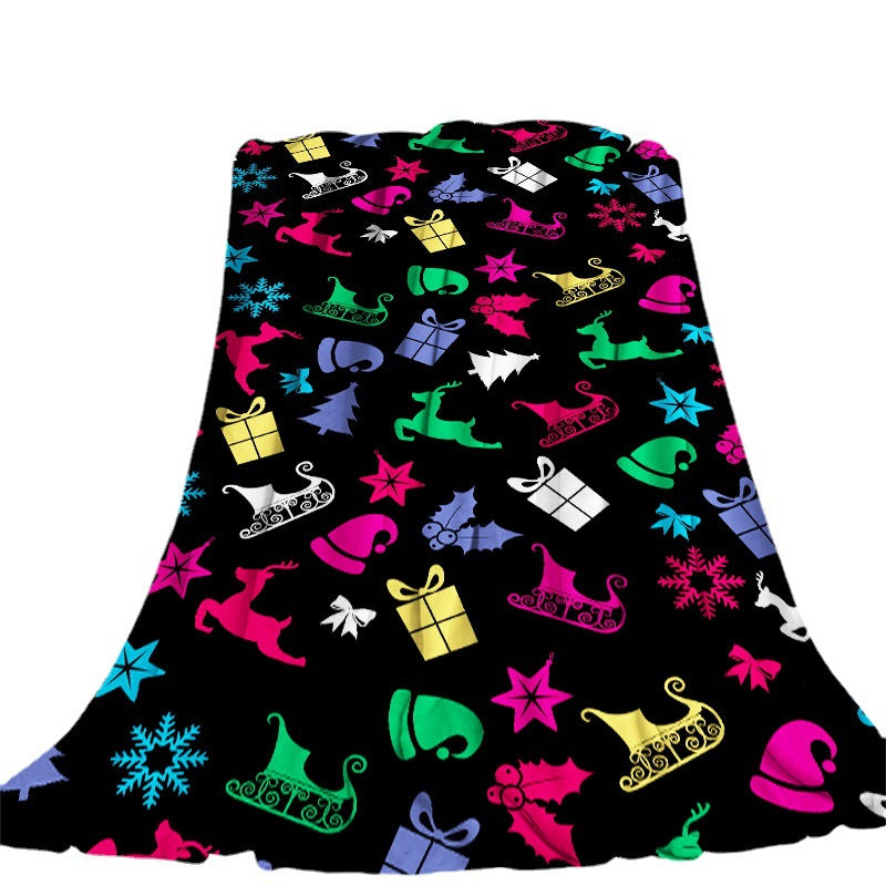Merry Christmas Soft Fleece Throw Blankets-Blankets-Free Shipping at meselling99
