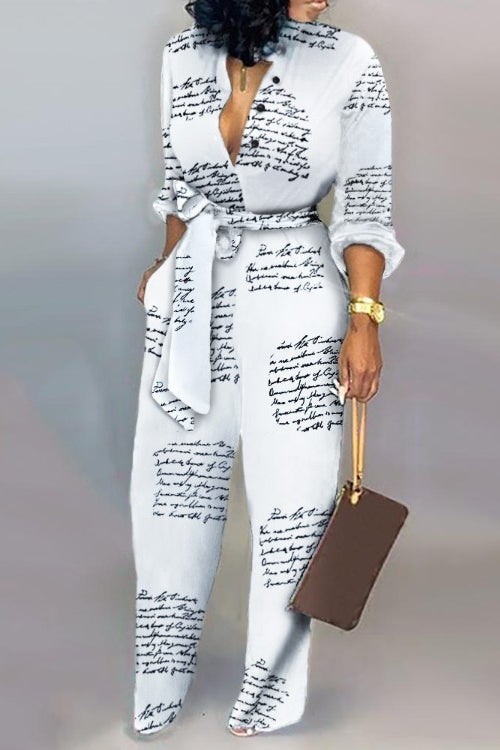 New Sexy Letter Print Women Jumpsuits--Free Shipping at meselling99