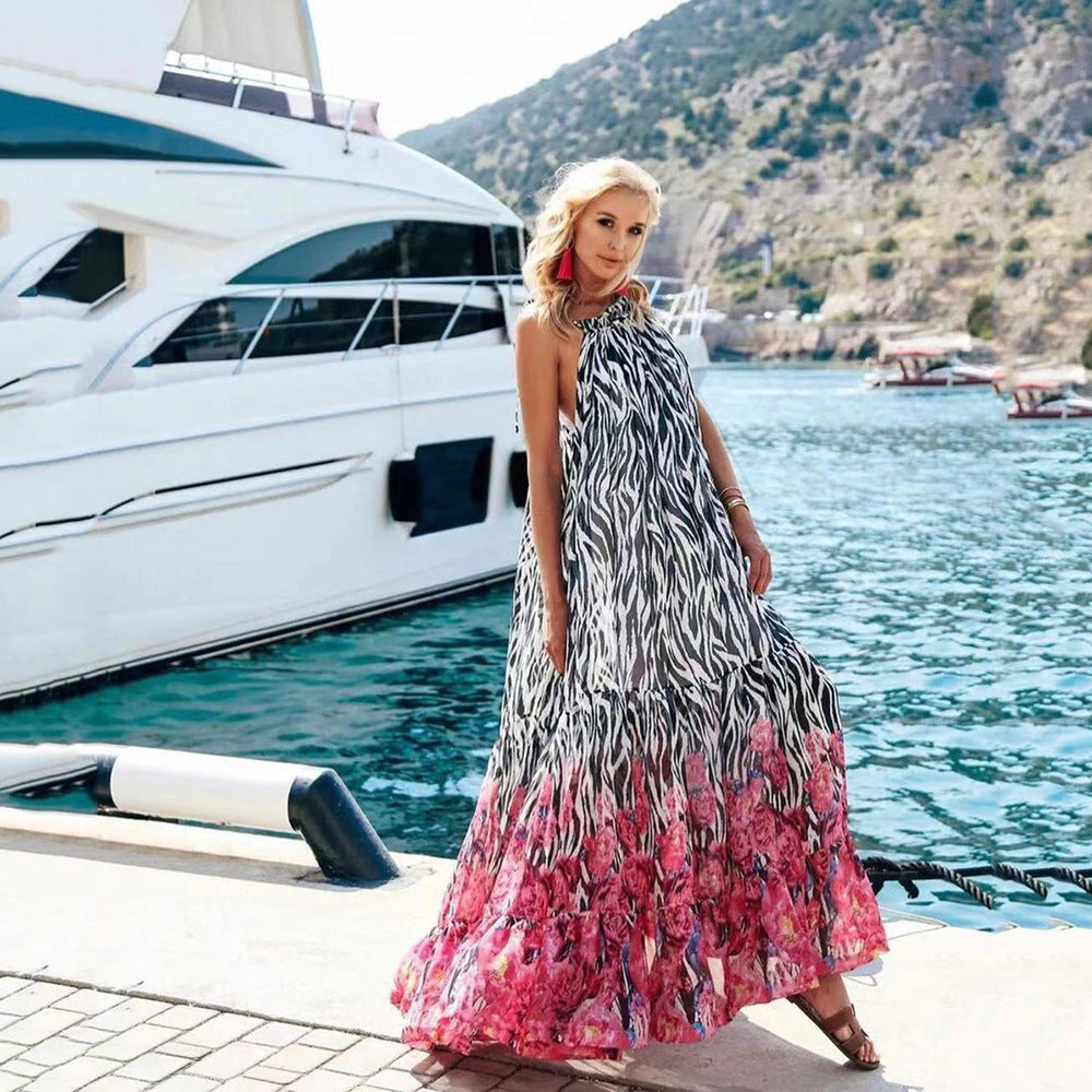 Amazing Floral Print Summer Beach Long Dresses-Boho Dresses-1-S-Free Shipping at meselling99