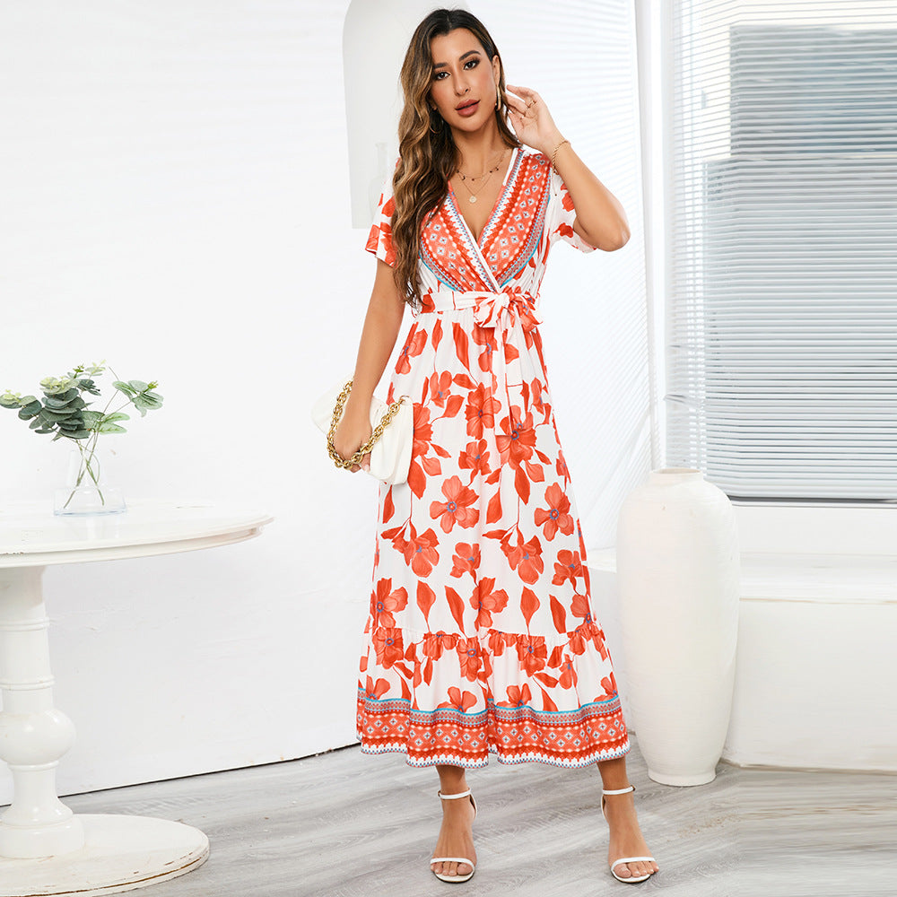 Summer Bohemian Long Beach Dresses-Dresses-Free Shipping at meselling99