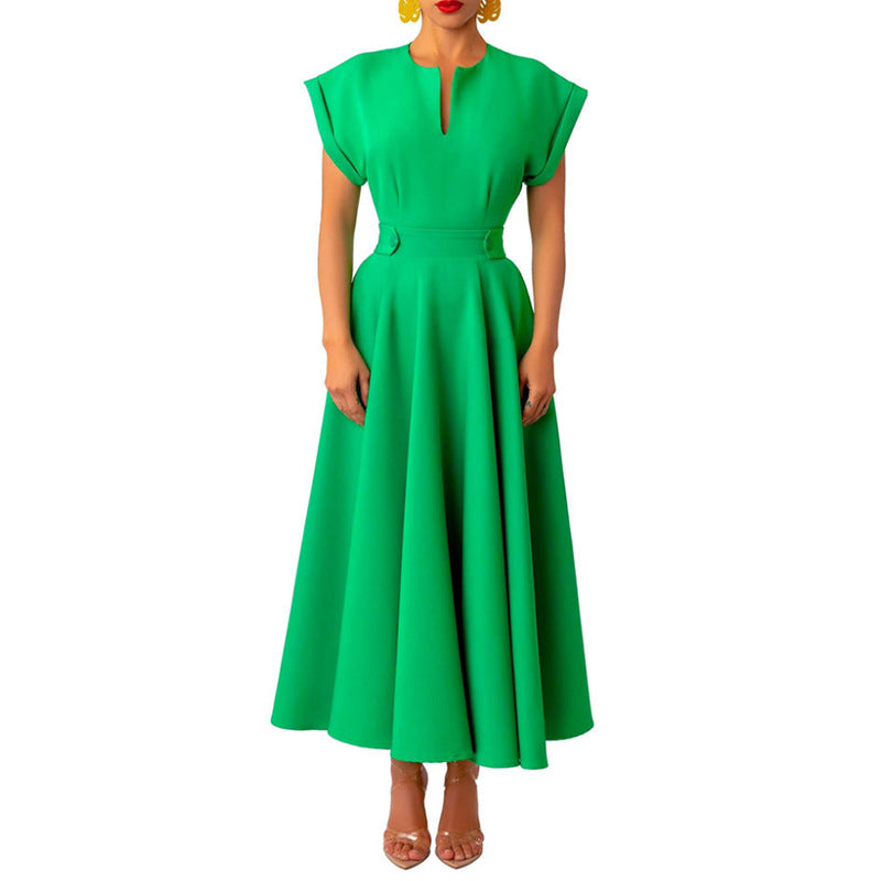 Elegant Summer Vintage Dresses-Dresses-Green-S-Free Shipping at meselling99