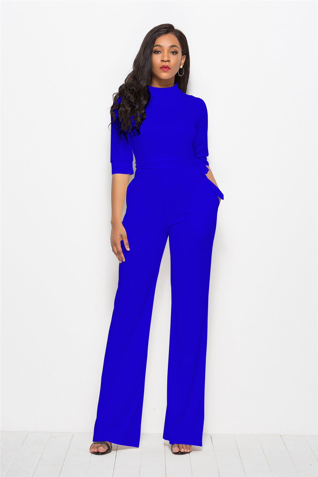 Sexy Fashion Women Fall Jumspuits-Women Suits-Dark Blue-S-Free Shipping at meselling99
