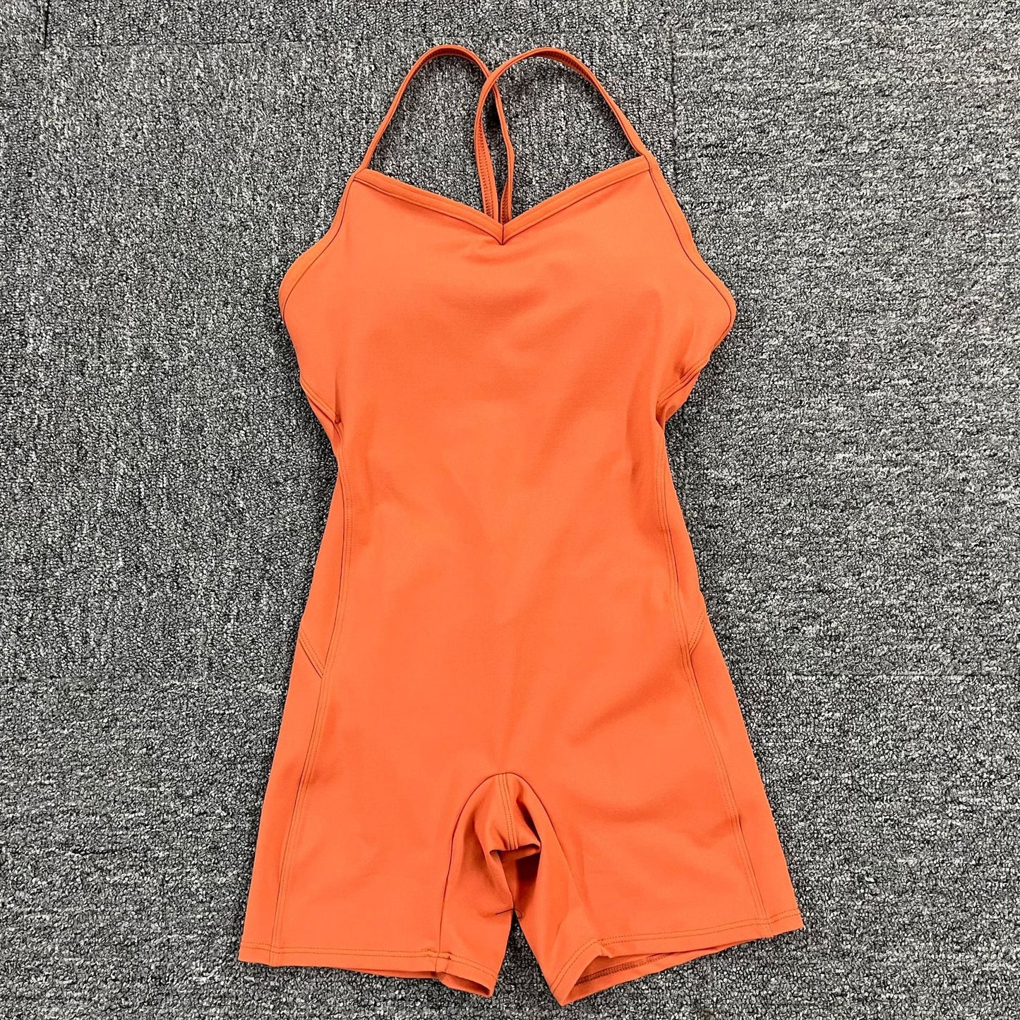 Sexy Backless Tight Short Sports Jumpsuits-Activewear-Free Shipping at meselling99