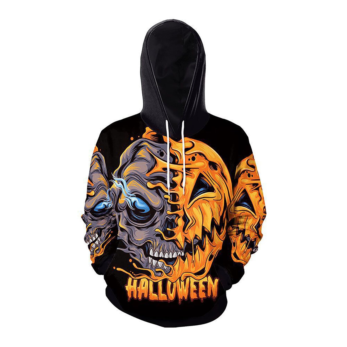 Happy Halloween Drawstring Hoodies for Winter-The same as picture-S-Free Shipping at meselling99