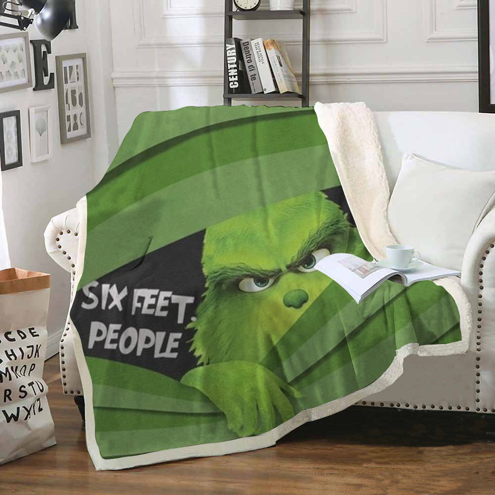 Christmas Grinch Soft Throw Blankets-Blankets-8-50*60 inches-Free Shipping at meselling99