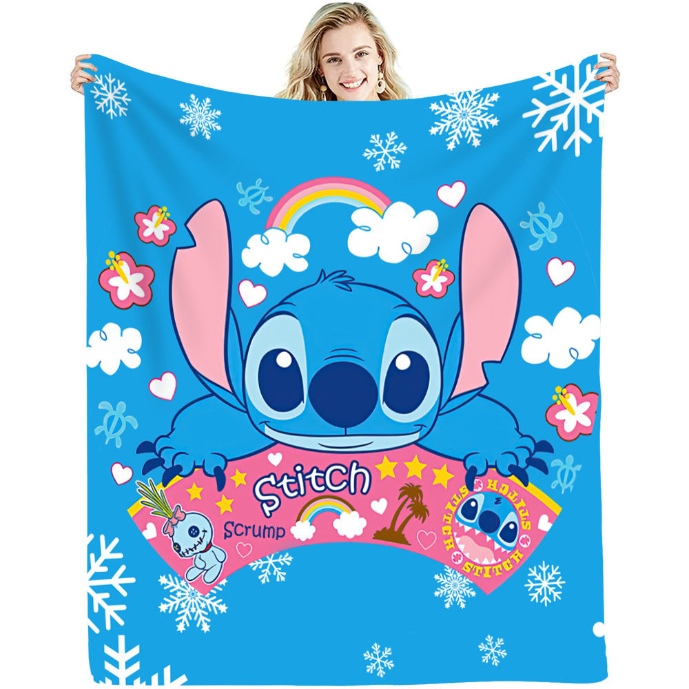 Cartoon Design Fleece Throw Blankets for Christmas-Blankets-9-75*100cm-Free Shipping at meselling99
