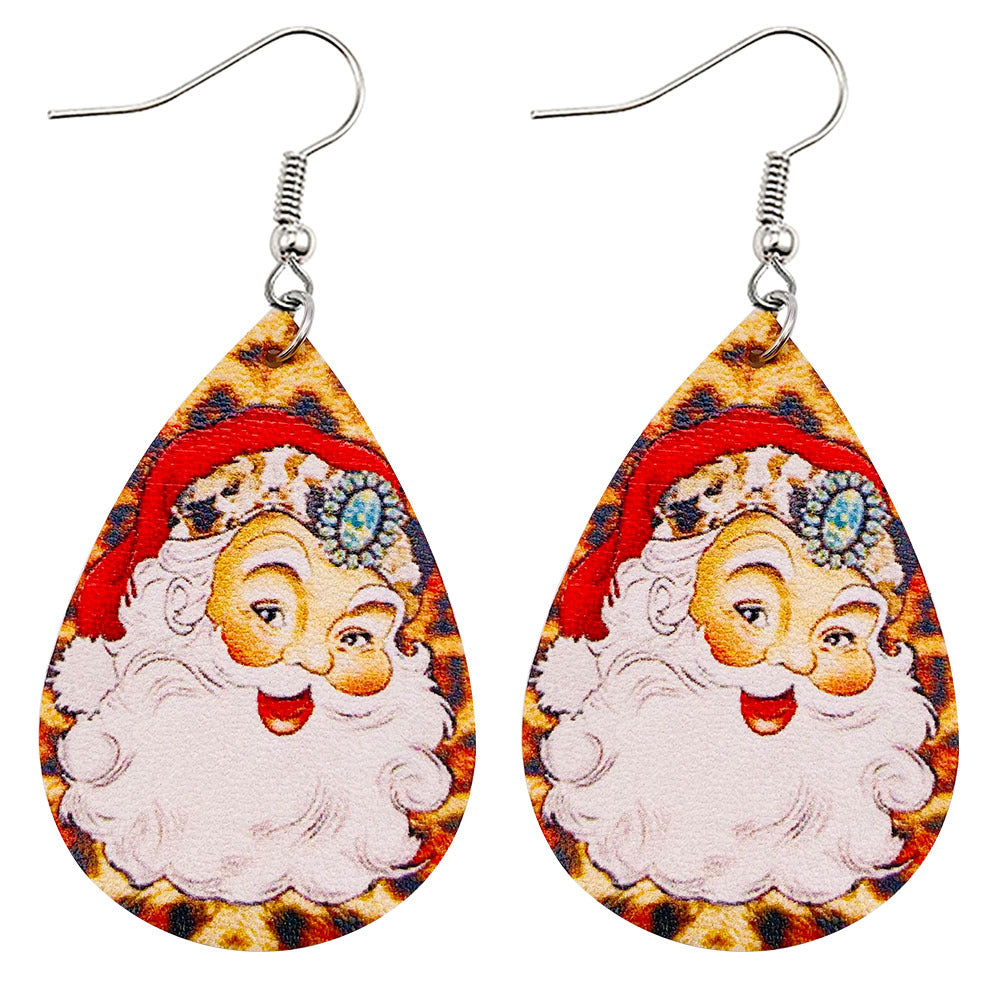 Christmas Vintage Animal Print Earrings 2 Sets-Apparel & Accessories-JE0276K-Free Shipping at meselling99