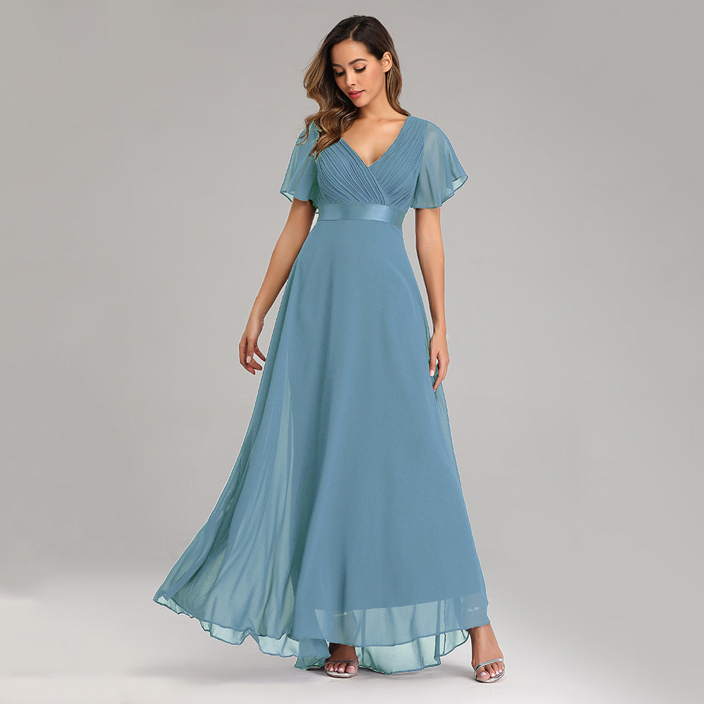 Elegant Chiffon Plus Sizes Bridesmaid Dresses-Dresses-Free Shipping at meselling99
