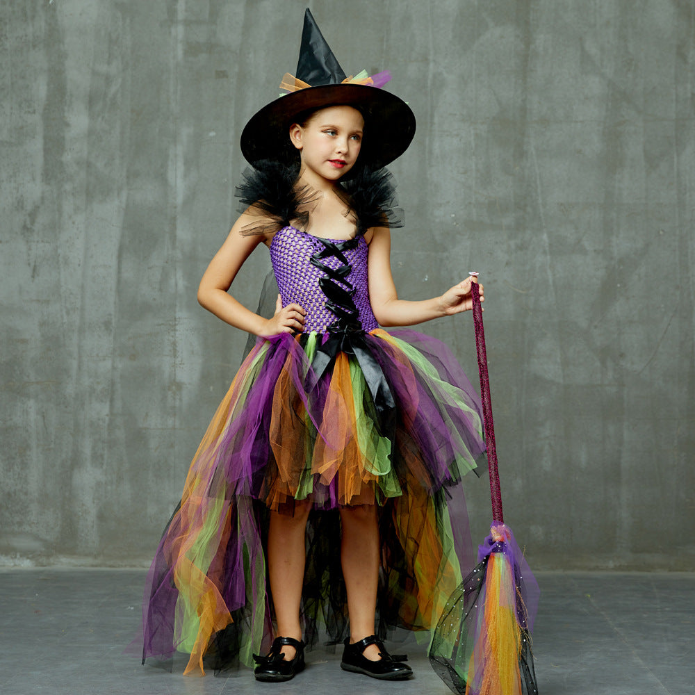 Halloween Tulle Witch Ball Dresses Cosplay-Costumes-Free Shipping at meselling99