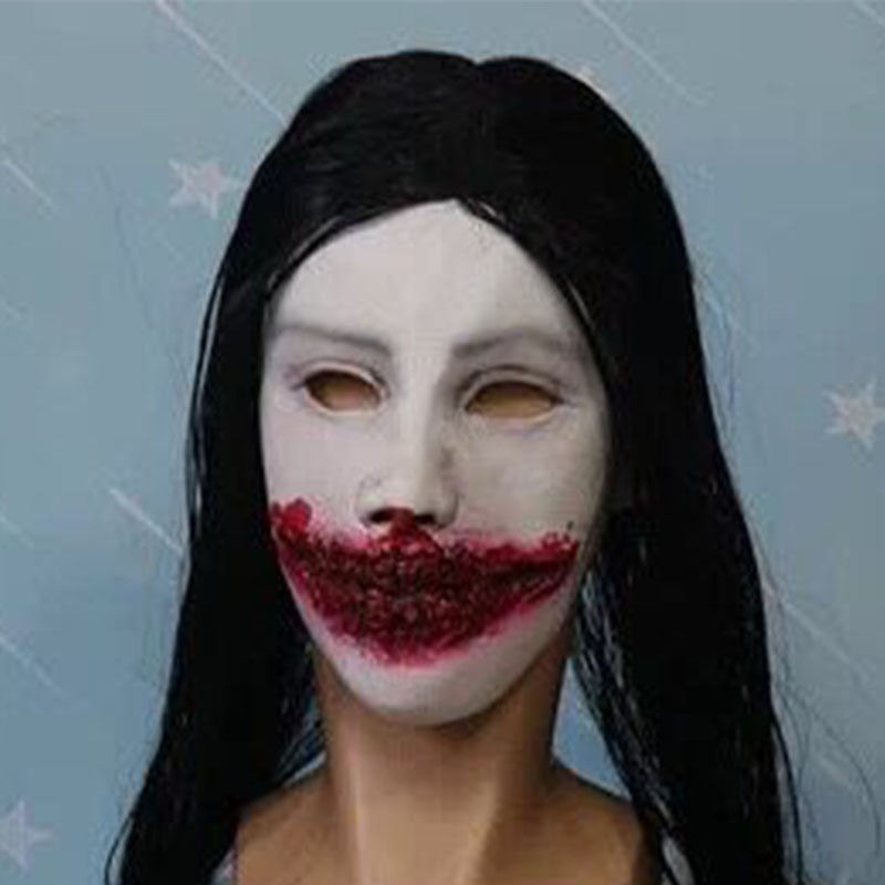 Halloween Horrible Room Escape Wigs&Mask Murder-For Halloween-Style11-One Size-Free Shipping at meselling99