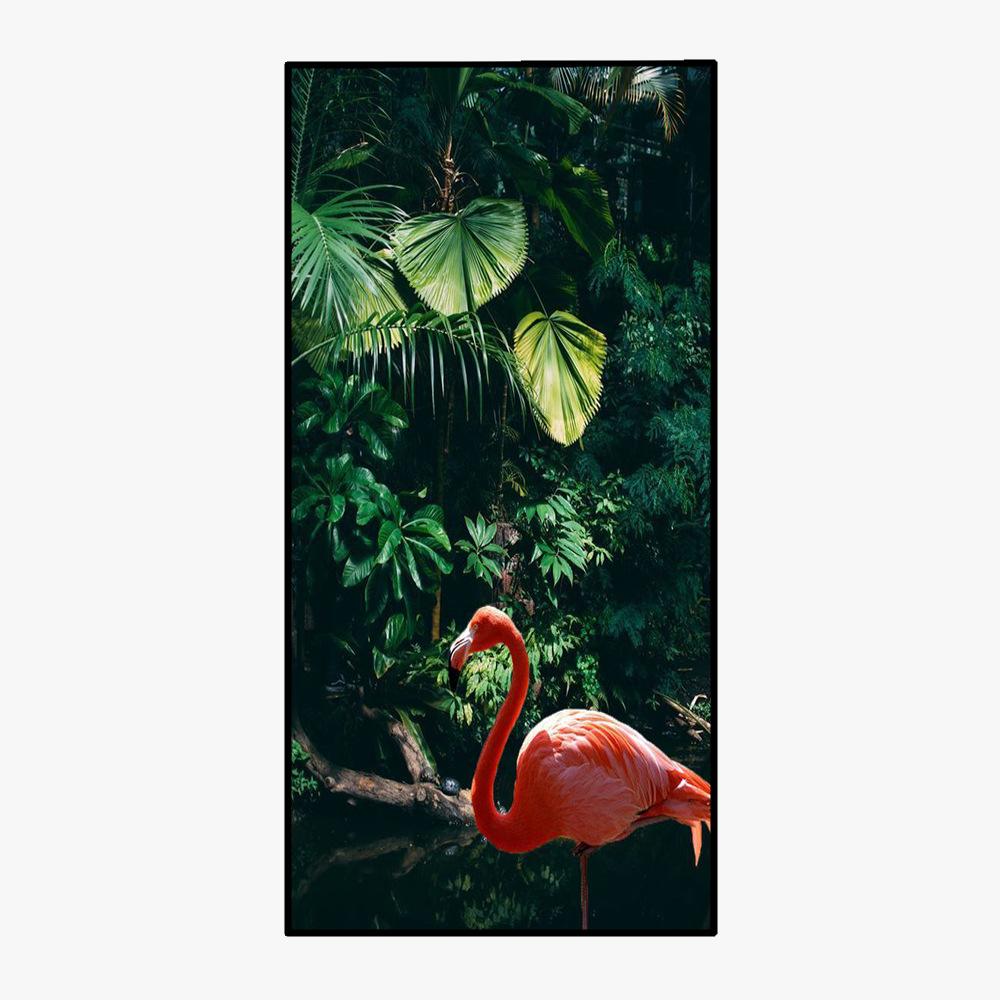 Flamingo Square Beach Towel Quick-drying Towel-TF-HLN14-75*150cm-Free Shipping at meselling99