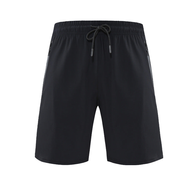 Summer Men Sports Fast Drying Shorts-Pants-Black-M-Free Shipping at meselling99