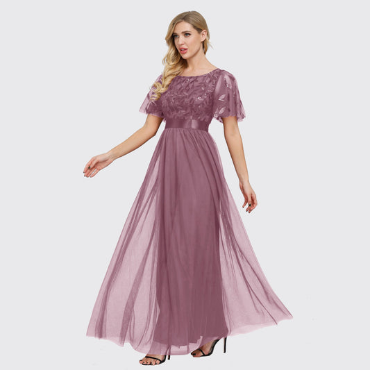 Elegant A Line Evening Dresses for Women-Dresses-Pink-S-Free Shipping at meselling99