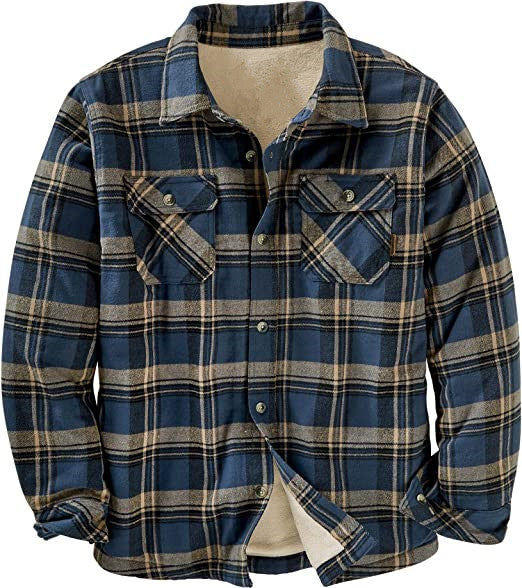 Casual Long Sleeves Velvet Men's Jacket-Coats & Jackets-Blue Gray-S-Free Shipping at meselling99