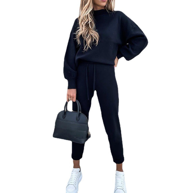 Casual High Neck Women Sports Suits with Pocket-Jumpsuits & Rompers-Free Shipping at meselling99