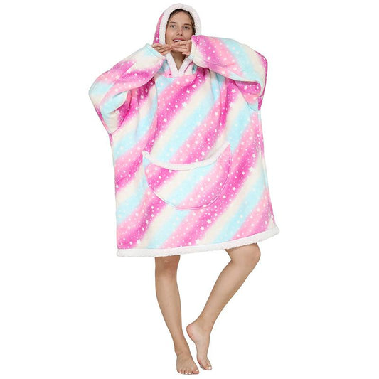 Cozy Sheep Fleece Warm Winter Sleepwear for Homewear-Sleepwear & Loungewear-Free Shipping at meselling99