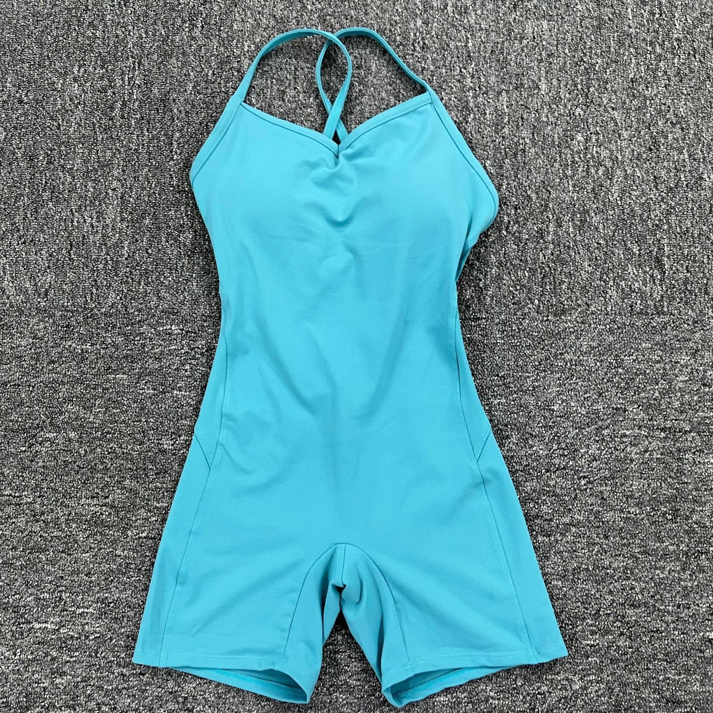 Sexy Backless Tight Short Sports Jumpsuits-Activewear-Free Shipping at meselling99