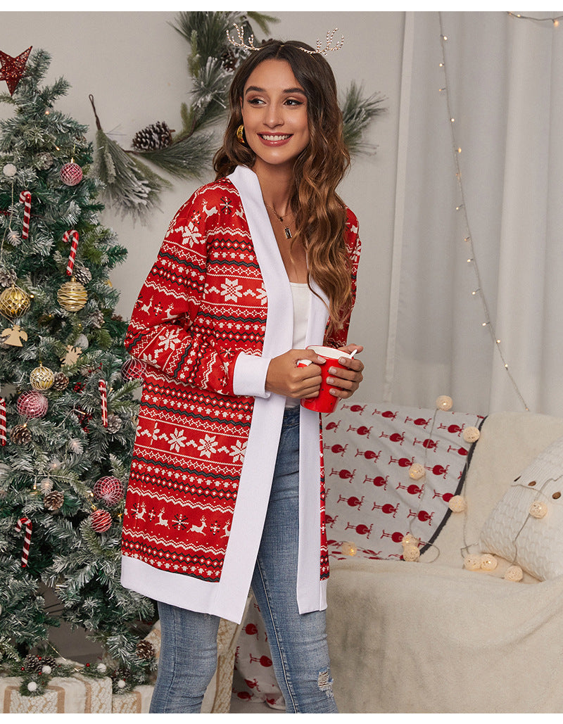 Christmas Knitted Coats for Women-Coats & Jackets-Free Shipping at meselling99