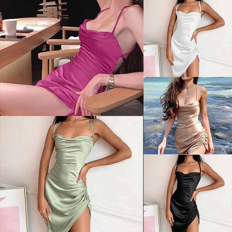 Meselling99 New Arrival Sexy Simple Style Backless Mini Dress-Mini Dresses-Free Shipping at meselling99