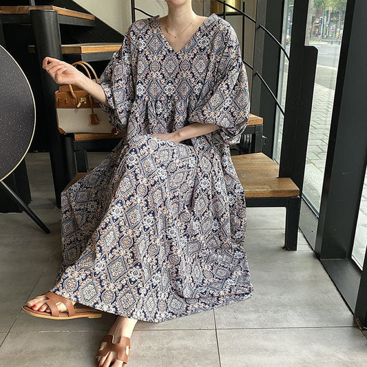 Vintage Summer Casual Women Dresses-Dresses-Free Shipping at meselling99