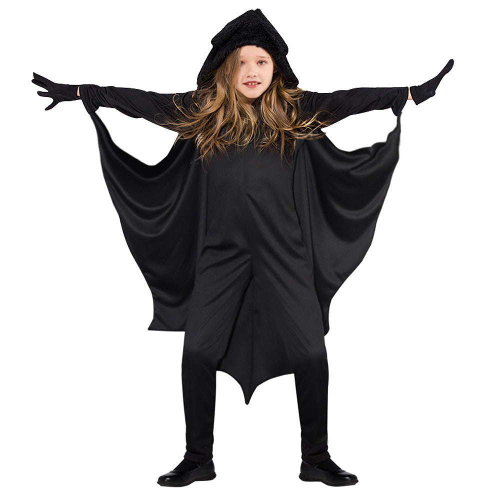 Halloween Witch Cosplay Costume for Kids-Costumes-Black Jumpsuits-100-Free Shipping at meselling99