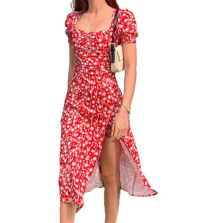 Sweet Contryside Style Floral Print Summer Dresses--Free Shipping at meselling99