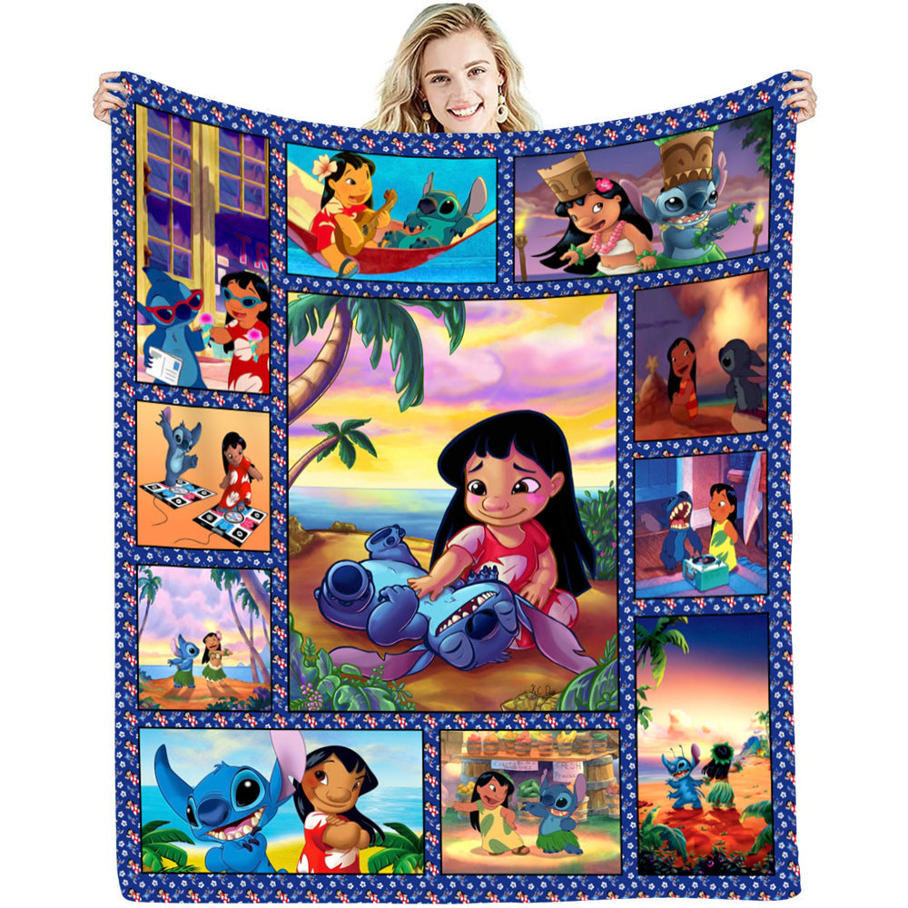 Cartoon Design Fleece Throw Blankets for Christmas-Blankets-1-75*100cm-Free Shipping at meselling99