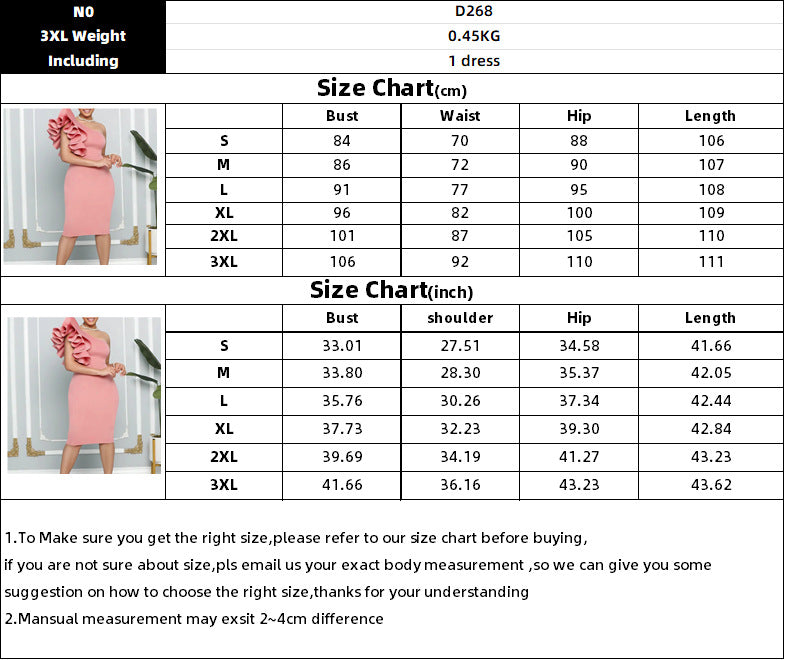 Summer One Shoulder Sexy Party Dresses for Women-Dresses-Free Shipping at meselling99