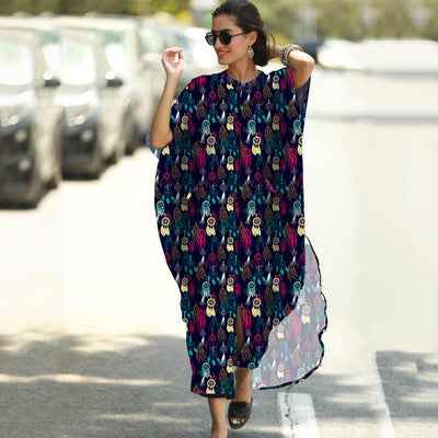 Women Summer Beach Long Dresses-Boho Dresses-Windbell-One Size-Free Shipping at meselling99