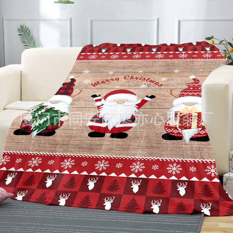Merry Christmas Fleece Throw Blankets-Blankets-14-50*60 inches-Free Shipping at meselling99