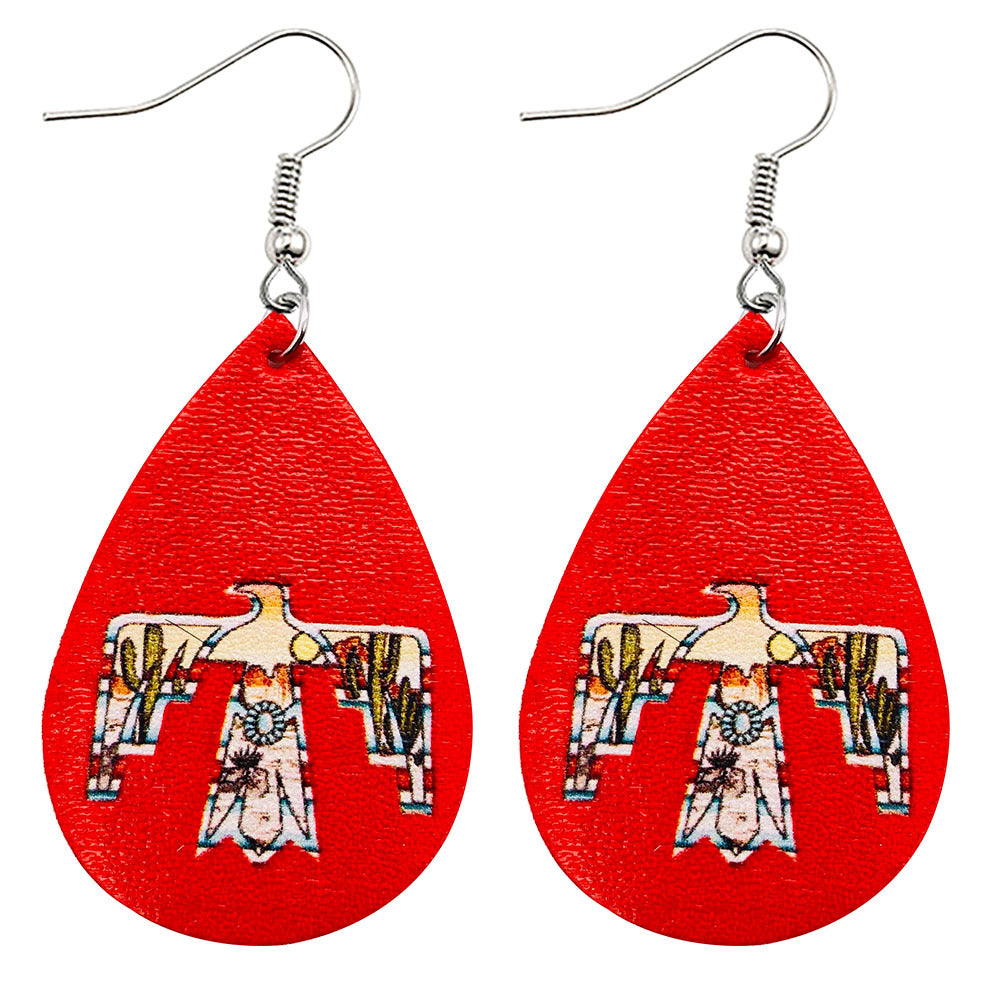 Christmas Vintage Animal Print Earrings 2 Sets-Apparel & Accessories-JE0276H-Free Shipping at meselling99