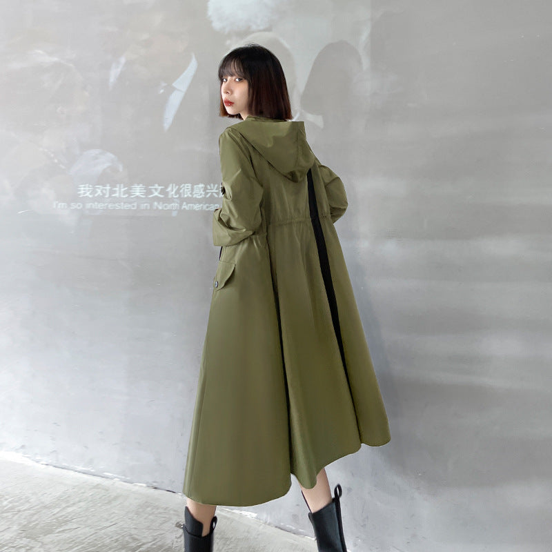 Cool Women Long Sleeves Jacket Overcoats-Outerwear-Army Green-One Size-Free Shipping at meselling99