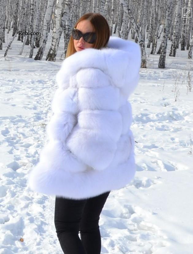 Winter Warm Artificial Fox Fur Overcoat for Men-Outerwear-Free Shipping at meselling99