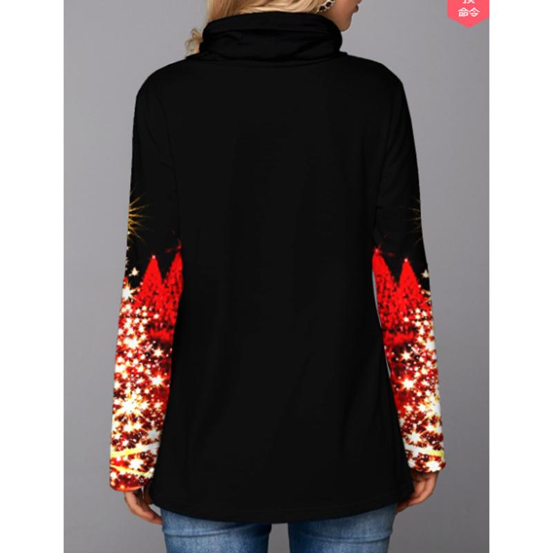 Merry Christmas Elk Print Pullover Sweaters-Shirts & Tops-Free Shipping at meselling99